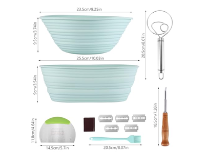 Couche de Linho Pesado para Padeiros de Pão Cestas de Fermentação de 4 Polegadas