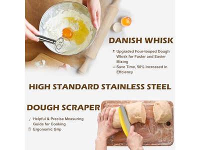 Cesta de Pão de Rattan Dupla Segura para Uso em Padaria Doméstica