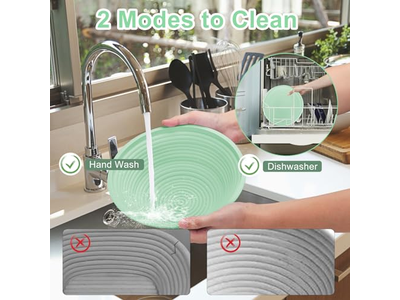 Conjunto de Cesta de Fermentação de Pão de Rattan Indonésio 9 Polegadas Redondo para Atacado