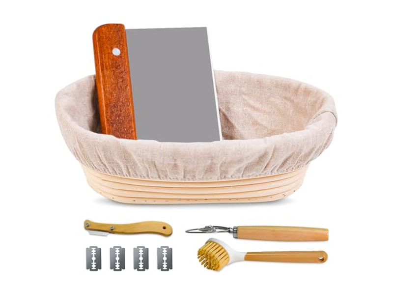 Banneton Oval Atacado em Grande Quantidade Pão de Rattan Natural de Vime Fermentação de Baguette