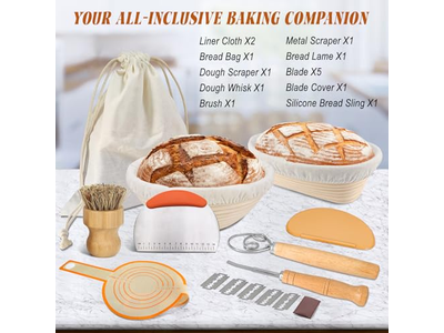 Cestas de Plástico para Fermentação da Massa Cesta de Pão Trançada Oval