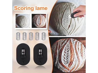 Cesta de Fermentação de Plástico e Rattan Conjunto de Pão Iniciador de Fermentação Azul