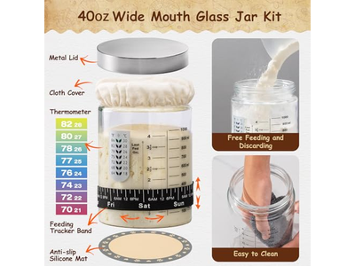 Fermentação Natural sem Cesta de Pão como Presente de Decoração de Bolo