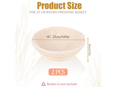 Acessórios de Banneton de Rattan Cesta de Pão de Silicone com Tempero de Plástico