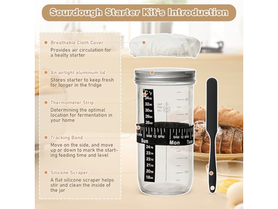 Cesta de Pão de Rattan com Tampa e Forro Ferramenta de Fermentação Natural