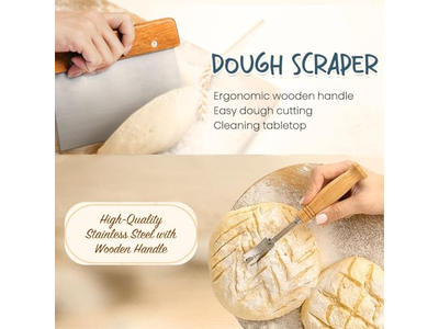 Cestas de Pão de Rattan Banneton Tigela de Fermentação Benetton 23 cm