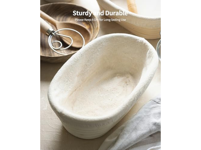 Banneton de Silicone e Lame Antiaderente 500g Oval Lee Valley Melhor Pão com Elevador