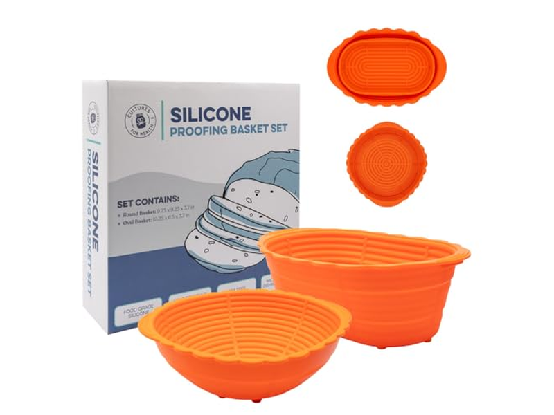 Cesta de Panificação de Pão de Silicone Cestas de Presente Sourdough com Itens de Muffin e Biscoito