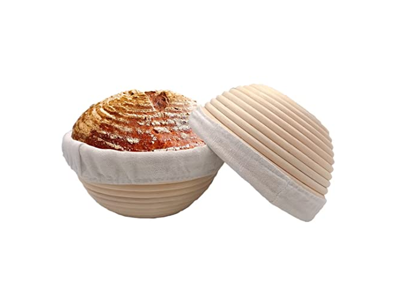 Cesta de Fermentação de Vime Francês Banneton de Rattan do Vietnã para Pão de Fermentação Natural