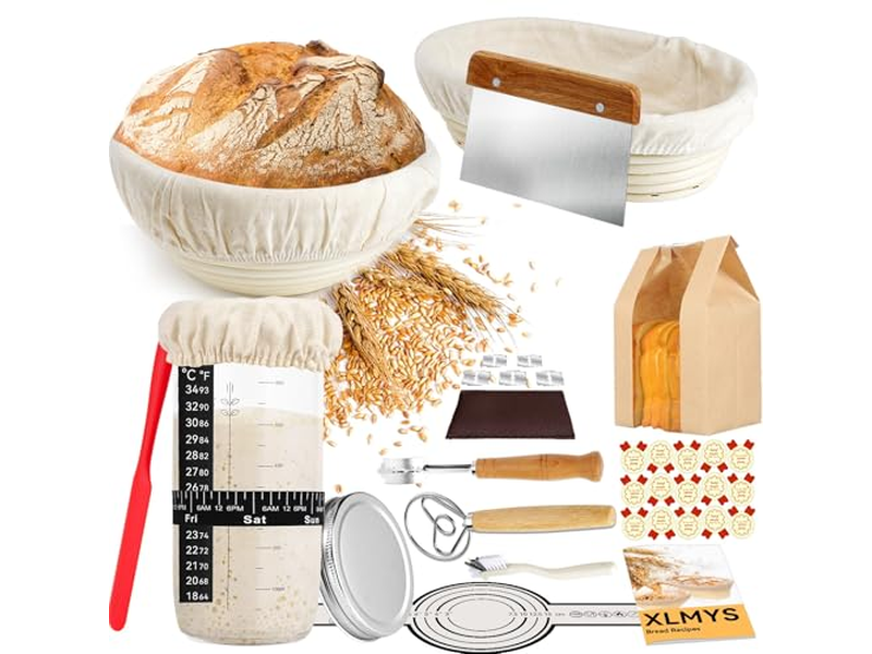 Conjunto de Banneton Oval Quente de Alta Qualidade para Fermentação de Pão