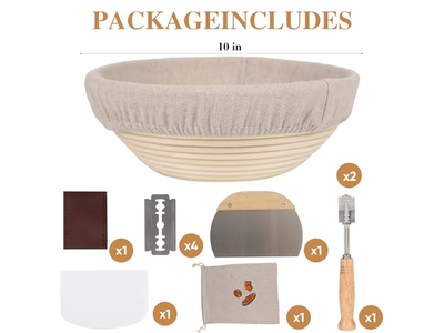 Banneton Oval Grande de Farinha de Arroz Improvisado para Venda de Baguete