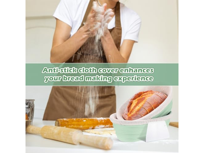 Cesta Oval Grande Tigela Pequena de Mistura de Pão de Madeira para Fermentação Natural