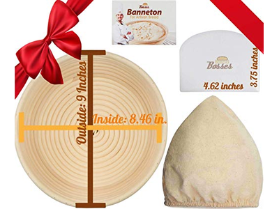 Cesta de Banneton para Pão Food52 Usando 14 Polegadas Limpeza Caseira