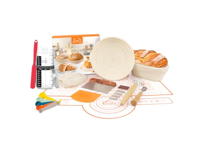 Cesta de Banneton Reforçada com Aço Comercial com Núcleo de Rattan