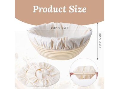 Cestas de Plástico para Fermentação da Massa Cesta de Pão de Fermentação Natural