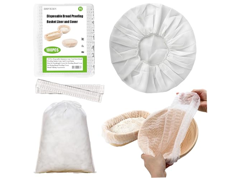 Cesta de Fermentação Lame 13Cm Banneton com Forros 9 Polegadas Oval Retangular