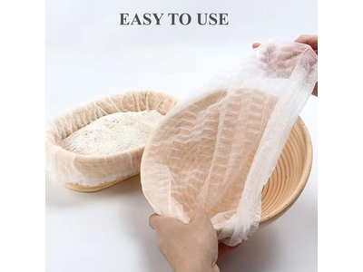Cesta de Fermentação Lame 13Cm Banneton com Forros 9 Polegadas Oval Retangular