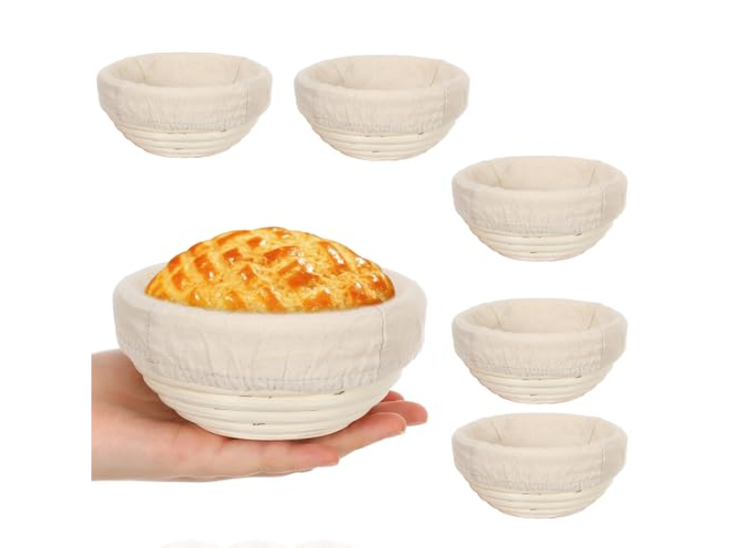 Cesta de Fermentação para Pão de Juta Grande Cestas Metálicas para Panificação no Forno